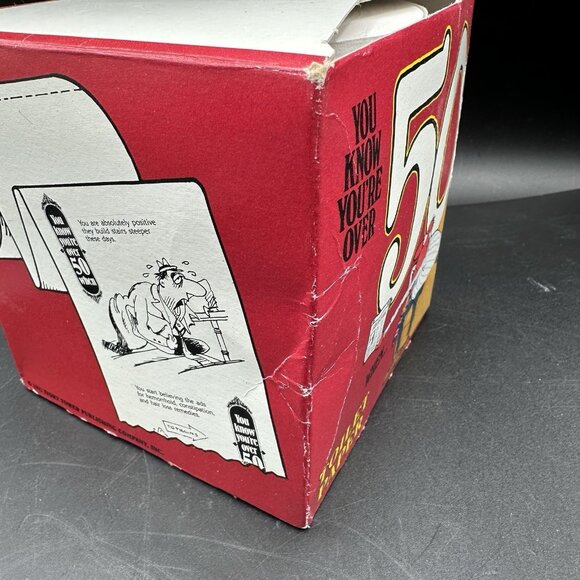 Humorous Novelty Toilet Paper You Know You're Over 50 Vtg 1992 Gag Gift Party - Picture 11 of 11